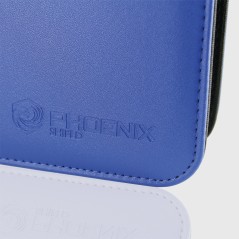 Protège-cartes - Zip 9-pocket portfolio deluxe (blue) for 360 cards