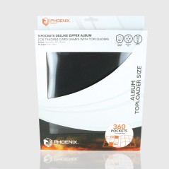 Protège-cartes - Deluxe toploader zip 9-pockets (360 cards)
