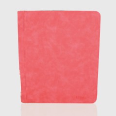 Protège-cartes - Deluxe toploader zip 9-pockets 360 cards red