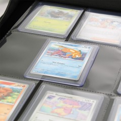 Hülle - Deluxe toploader zip 9-pockets 360 cards red