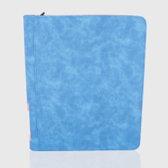 Protège-cartes - Deluxe toploader zip 9-pockets 360 cards blue