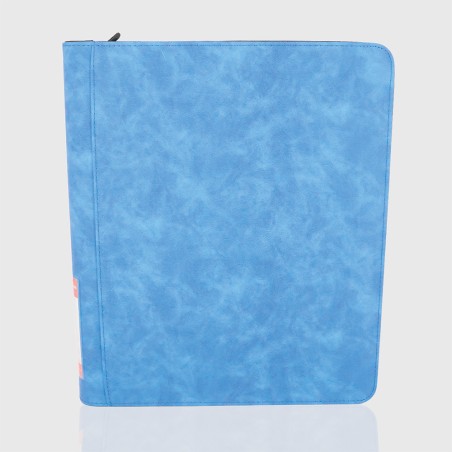 Protège-cartes - Deluxe toploader zip 9-pockets 360 cards blue