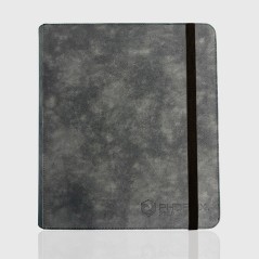 Protège-cartes - Ringed binder 9-pockets (900 cards) velvet effect black