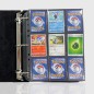 Protège-cartes - Ringed binder 9-pockets (900 cards) velvet effect black