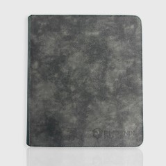 Protège-cartes - Prestige ringed binder zip 9-pockets (900 cards) velvet black