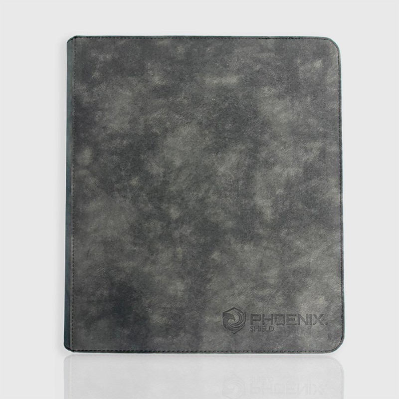 Protège-cartes - Prestige ringed binder zip 9-pockets (900 cards) velvet black