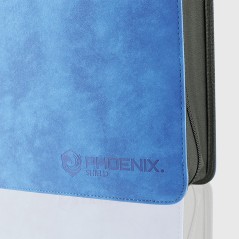 Protège-cartes - Prestige ringed binder zip 9-pockets (900 cards) velvet blue