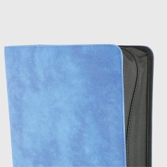 Protège-cartes - Prestige ringed binder zip 9-pockets (900 cards) velvet blue