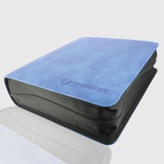 Protège-cartes - Prestige ringed binder zip 9-pockets (900 cards) velvet blue