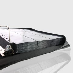 Protège-cartes - Prestige ringed binder zip 9-pockets (900 cards) velvet blue