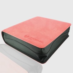 Protège-cartes - Prestige ringed binder zip 9-pockets (900 cards) velvet red