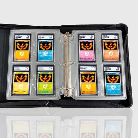 Protège-cartes - Album graded cards pca 32 cases (noir)