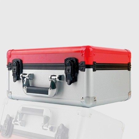 Protège-cartes - Suitcase graded card collect box red & white