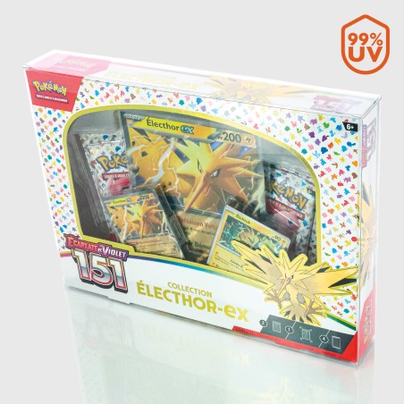 Protège-cartes - Crystal box protec 99% uvr for 4-boosters (x12)