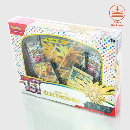 Protège-cartes - Cristal box protec "ultimate" for pack 4 boosters (x12)