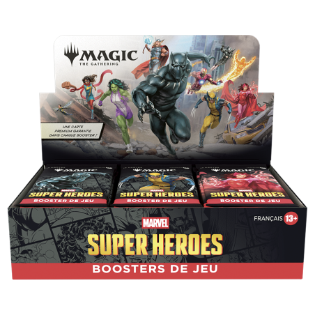 Cartes (JCC) - Booster de Jeu - Magic The Gathering - Booster de Jeu - Marvel Super Heroes