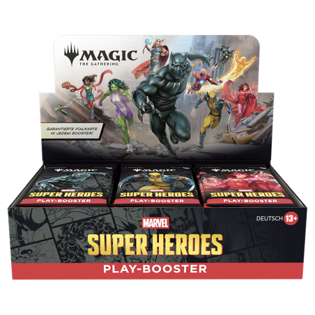 Cartes (JCC) - Booster de Jeu - Magic The Gathering - Booster de Jeu - Marvel Super Heroes