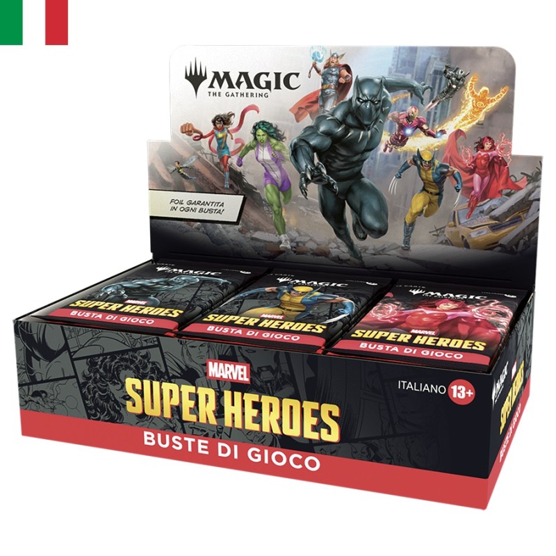 Cartes (JCC) - Booster de Jeu - Magic The Gathering - Booster de Jeu - Marvel Super Heroes