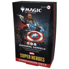 Trading Cards - Commander Deck - Magic The Gathering - Commander Deck Set - Marvel Super Heroes