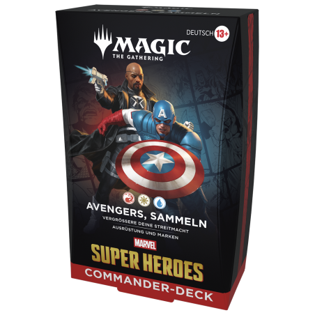Trading Cards - Commander Deck - Magic The Gathering - Commander Deck Set - Marvel Super Heroes