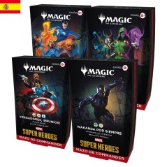 Trading Cards - Commander Deck - Magic The Gathering - Commander Deck Set - Marvel Super Heroes