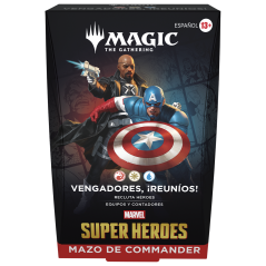 Trading Cards - Commander Deck - Magic The Gathering - Commander Deck Set - Marvel Super Heroes