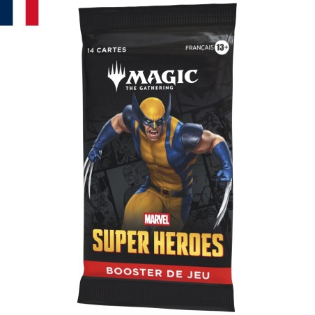 Cartes (JCC) - Booster sous Blister - Magic The Gathering - Booster de Jeu sous Blister - Marvel Super Heroes