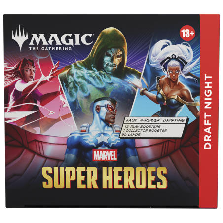 Trading Cards - Draft Night - Magic The Gathering - Draft Night - Marvel Super Heroes