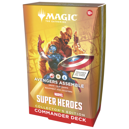 Trading Cards - Commander Deck - Magic The Gathering - Commander Collector Deck Set - Marvel Super Heroes