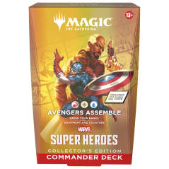 Trading Cards - Commander Deck - Magic The Gathering - Commander Collector Deck Set - Marvel Super Heroes