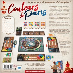 Jeu de plateau - Placement - Gestion - Couleurs de Paris