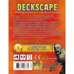 Escape Game - Coopératif - Cartes - Casse tête/Réflexion - Decksckape - La malédiction du Sphinx