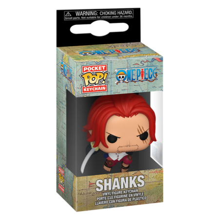 Porte-clefs - Pocket POP - One Piece - Shanks le Roux