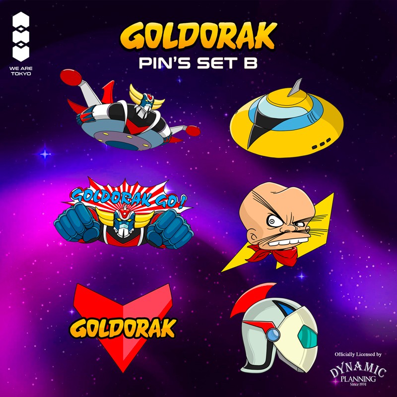 Pin's - UFO Robot Grendizer - Set B