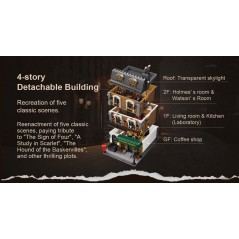 Set de construction - Emballage endommagé - Sherlock Holmes - Baker Street 221B Apartment