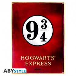 Metal plate - Harry Potter - Platform 9¾