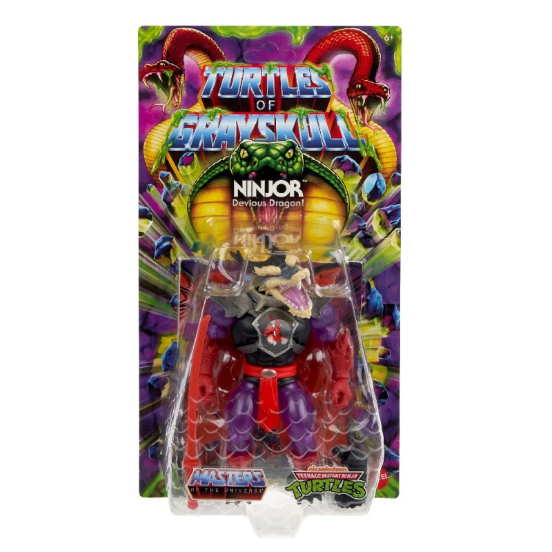Action Figure - Origins Figurine - MOTU X TMNT - Ninjor
