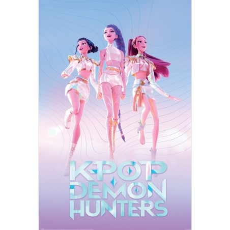 Poster - Gerollt und mit Folie versehen - KPop Demon Hunters - Huntrix