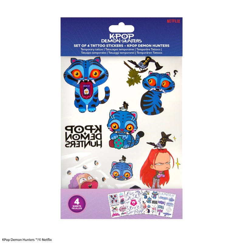 Tatouage - KPop Demon Hunters - Tatoo stickers vol.01