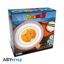 Assiette - Pack de 4 - Dragon Ball - Emblèmes