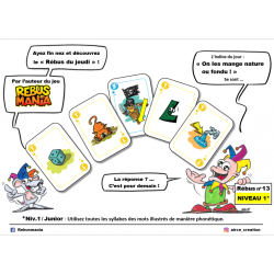 Card game - Party Game - Educational - Storytelling - Rebus Mania