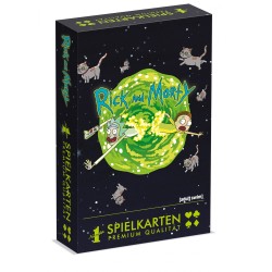 Jeu de cartes - Classique - Rick & Morty - "Adult Swim" Premium Qualitat