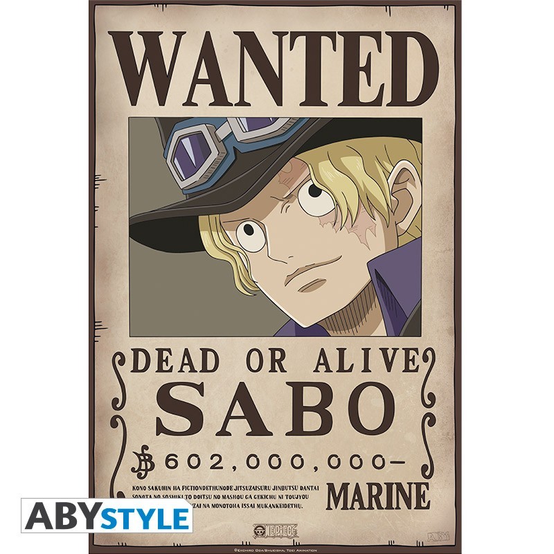 POSTER ONE PIECE - WANTED ACE (52X38)