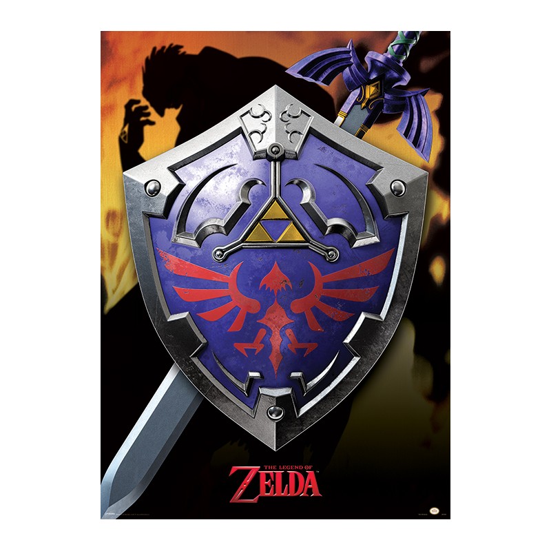 Poster - Zelda - Bouclier Hylien