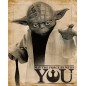 Poster - Star Wars - Yoda, May the Force be With You