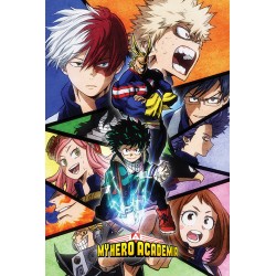 Poster - My Hero Academia - Characters Mosaic