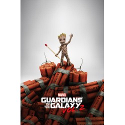 Poster - Les Gardiens de la Galaxie - Groot Dynamite