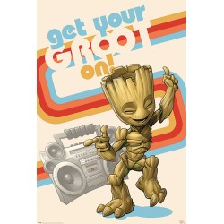 Poster - Guardians of the Galaxy - Get Your Groot On - Groot