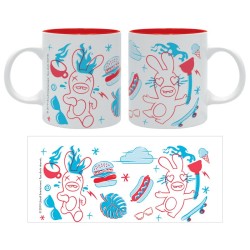 Mug - Subli - Lapin Crétin - Graffiti 