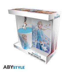 Set - Frozen - Tea Mug + notebook + Keyring "Elsa"